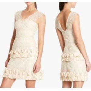 BCBGMAXAZRIA Women's Aglaia Short Lace Dress